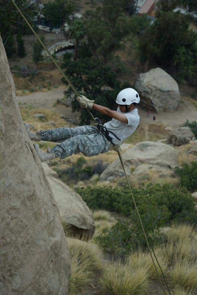 Military Explorers Repelling